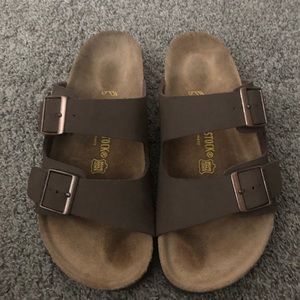 Birkenstock Arizona Sandals Matte Brown Shoes EUR 40